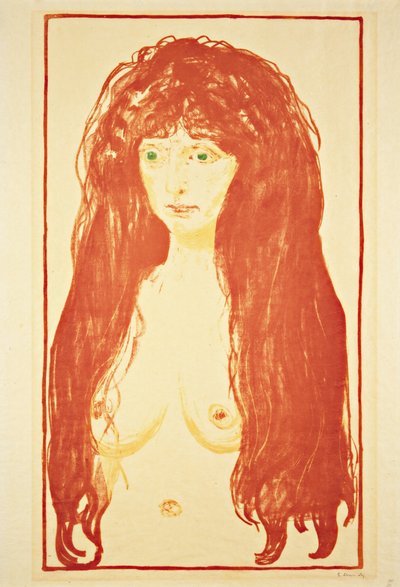 El Pecado (Desnudo) de Edvard Munch